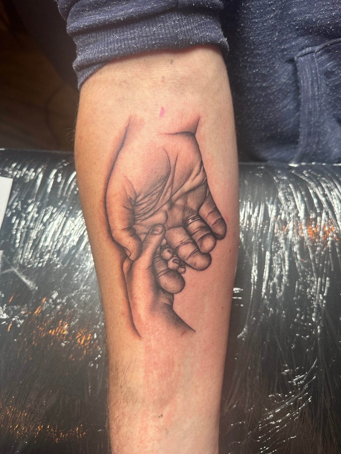 Realisme vader dochter tattoo