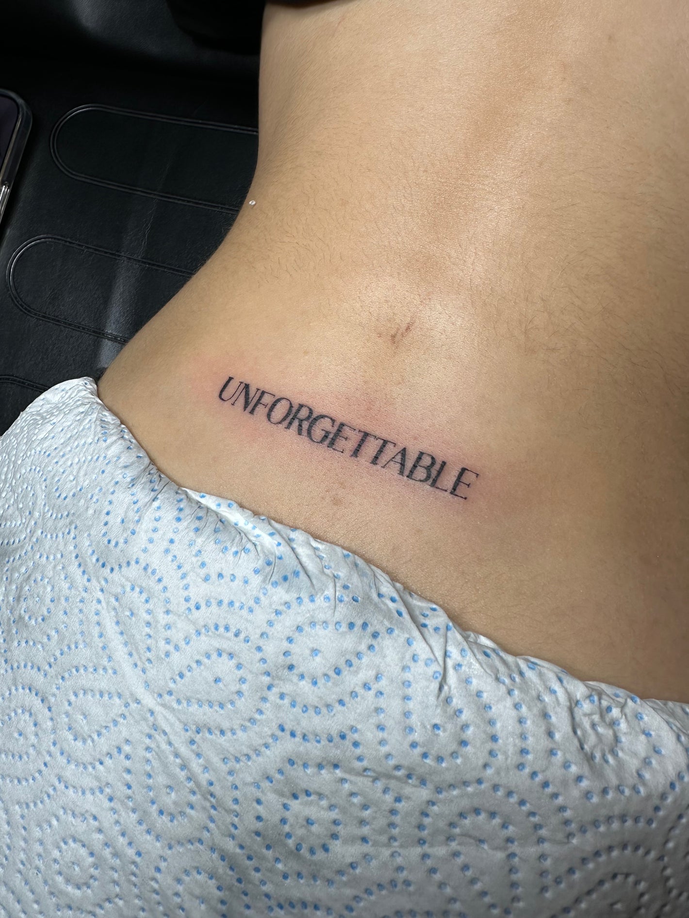 Letter tattoo 